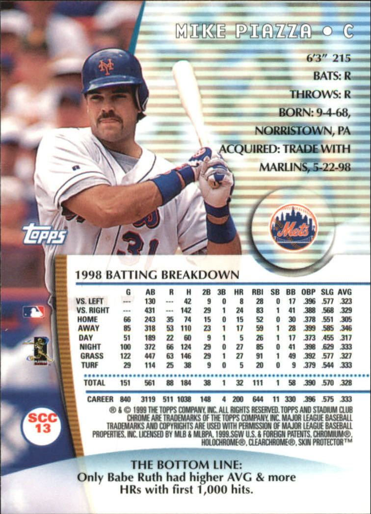 1999 Stadium Club Baseball Part 3 Insert and Parallel Cards - Picture 13 of 85
