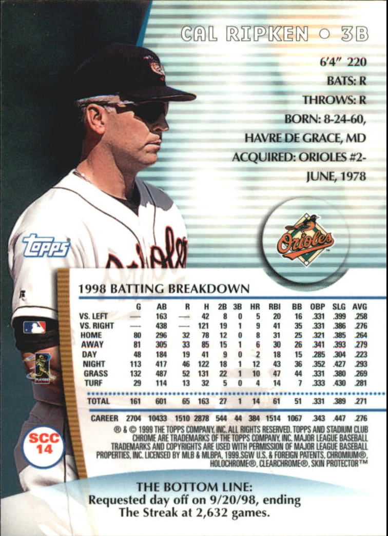 1999 Stadium Club Baseball Part 3 Insert and Parallel Cards - Picture 15 of 85