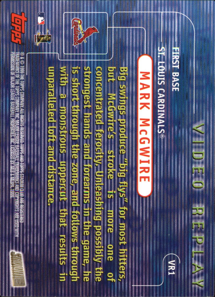 1999 Stadium Club Baseball Part 3 Insert and Parallel Cards - Picture 79 of 85