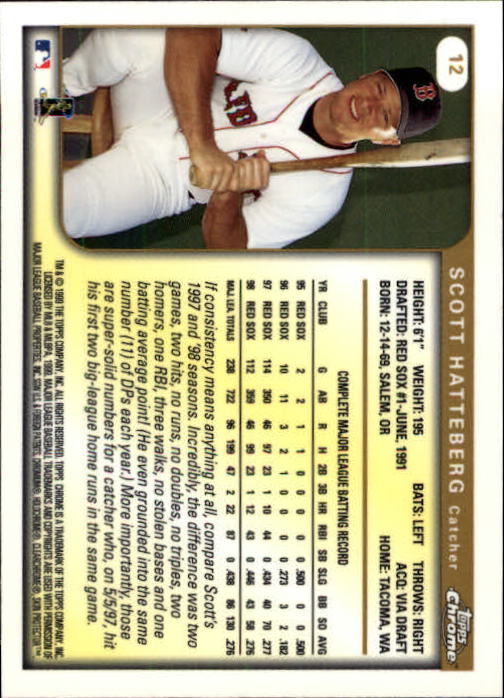 1999 TOPPS CHROME BASEBALL ASSORTED SINGLES U-PICK 2-219 - Picture 10 of 291