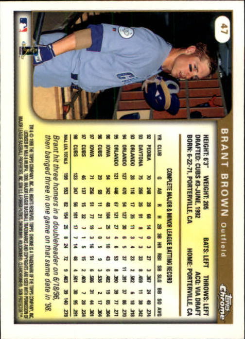 1999 TOPPS CHROME BASEBALL ASSORTED SINGLES U-PICK 2-219 - Picture 58 of 291