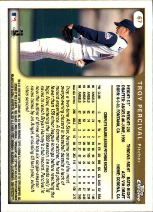 1999 TOPPS CHROME BASEBALL ASSORTED SINGLES U-PICK 2-219 - Picture 83 of 291