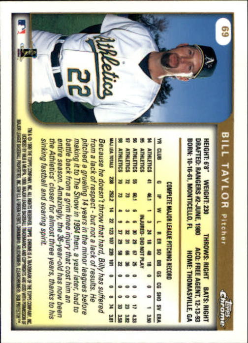 1999 TOPPS CHROME BASEBALL ASSORTED SINGLES U-PICK 2-219 - Picture 87 of 291