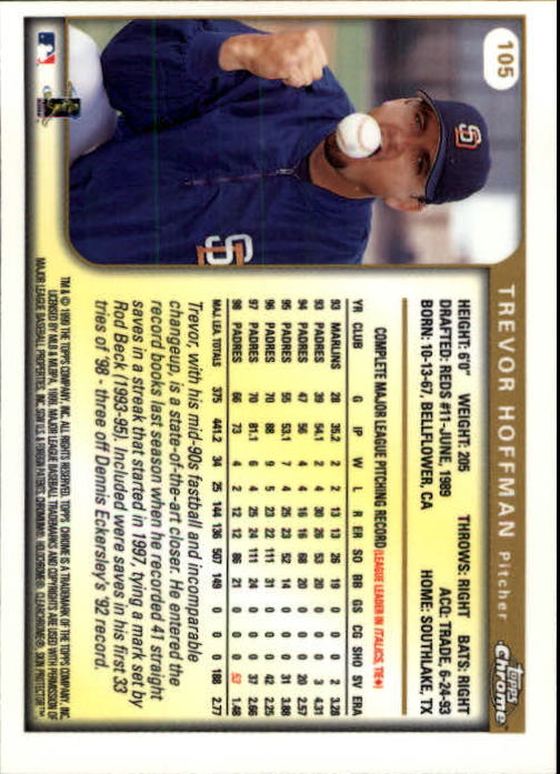 1999 TOPPS CHROME BASEBALL ASSORTED SINGLES U-PICK 2-219 - Picture 129 of 291