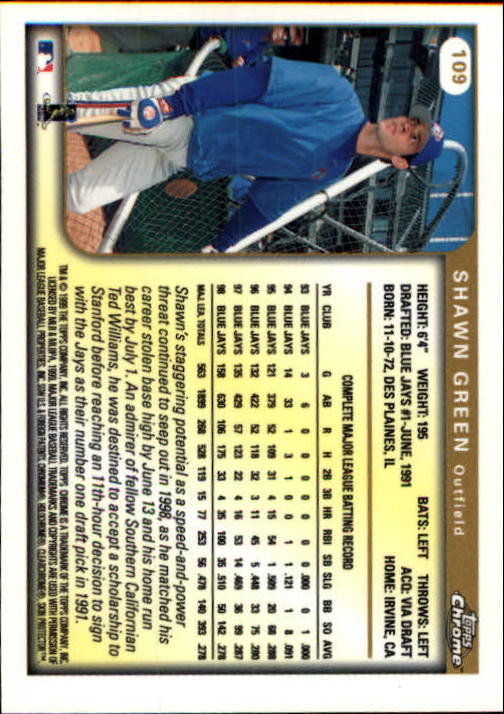 1999 TOPPS CHROME BASEBALL ASSORTED SINGLES U-PICK 2-219 - Picture 135 of 291