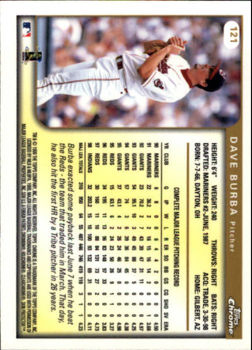 1999 TOPPS CHROME BASEBALL ASSORTED SINGLES U-PICK 2-219 - Picture 157 of 291