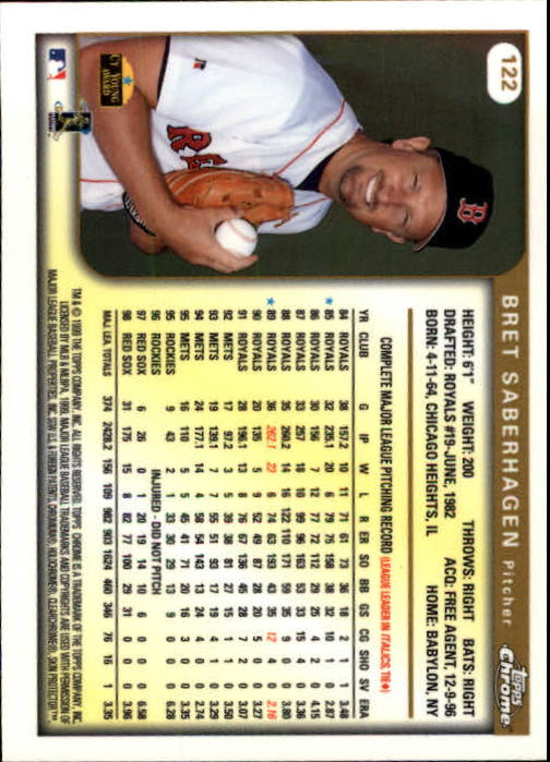 1999 TOPPS CHROME BASEBALL ASSORTED SINGLES U-PICK 2-219 - Picture 159 of 291