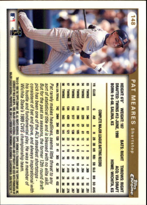 1999 TOPPS CHROME BASEBALL ASSORTED SINGLES U-PICK 2-219 - Picture 191 of 291