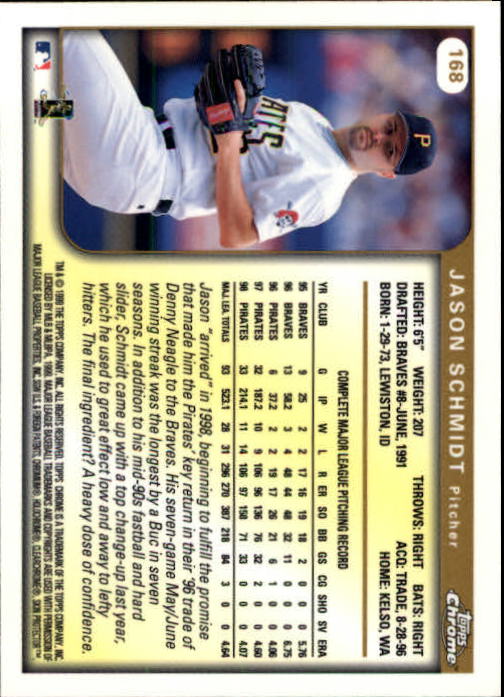 1999 TOPPS CHROME BASEBALL ASSORTED SINGLES U-PICK 2-219 - Picture 219 of 291