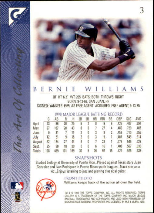 1999 Topps Gallery Baseball - Picture 7 of 323