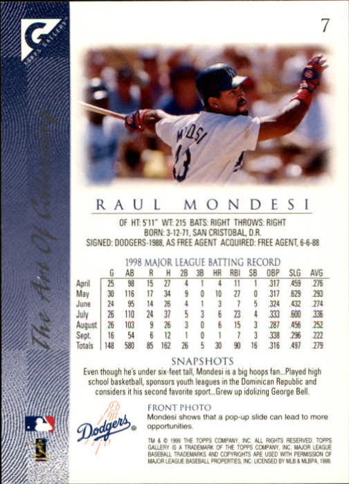 1999 Topps Gallery Baseball - Picture 15 of 323