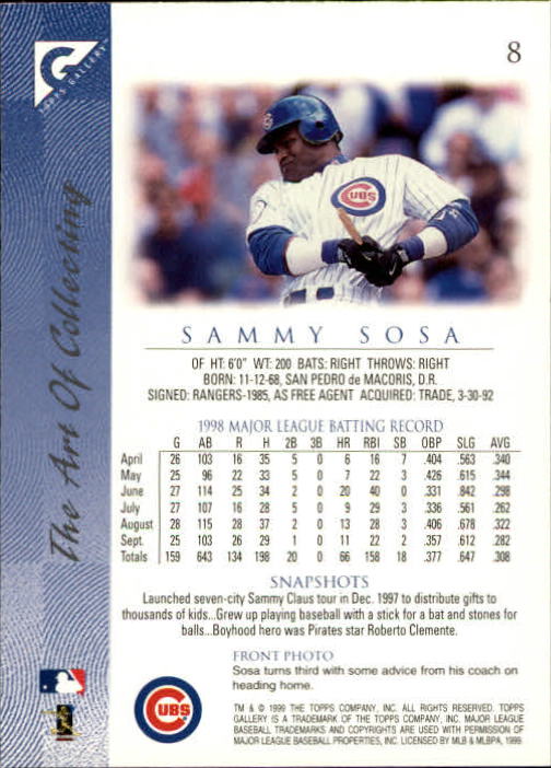1999 Topps Gallery Baseball - Picture 17 of 323