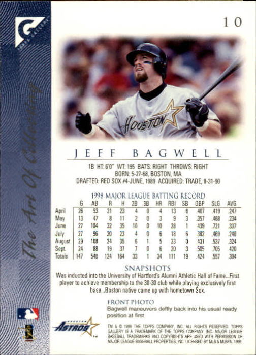1999 Topps Gallery Baseball - Picture 21 of 323