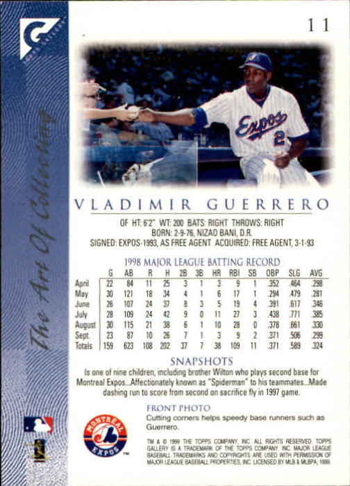 1999 Topps Gallery Baseball - Picture 23 of 323