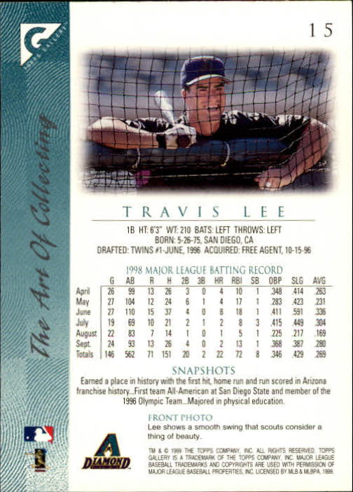 1999 Topps Gallery Baseball - Picture 31 of 323