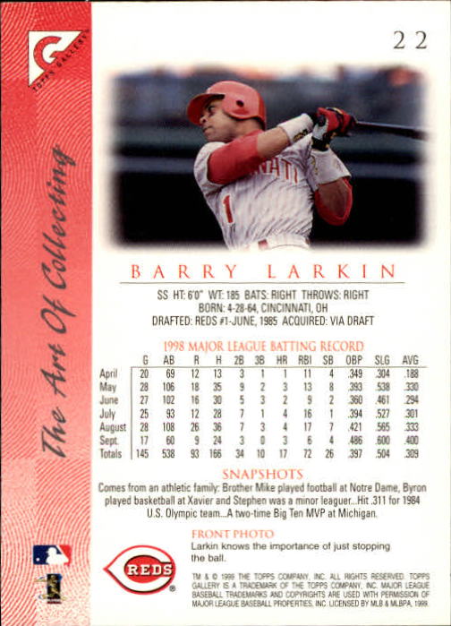 1999 Topps Gallery Baseball - Picture 45 of 323