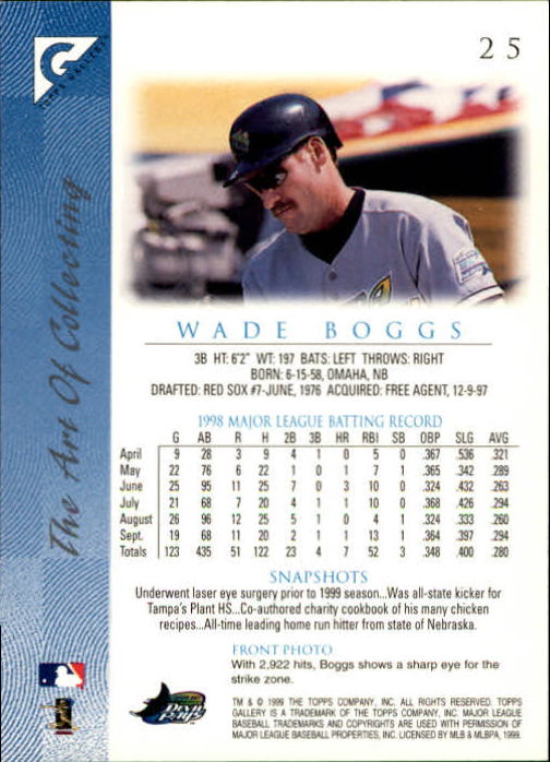 1999 Topps Gallery Baseball - Picture 51 of 323
