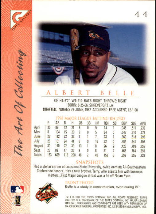 1999 Topps Gallery Baseball - Picture 89 of 323