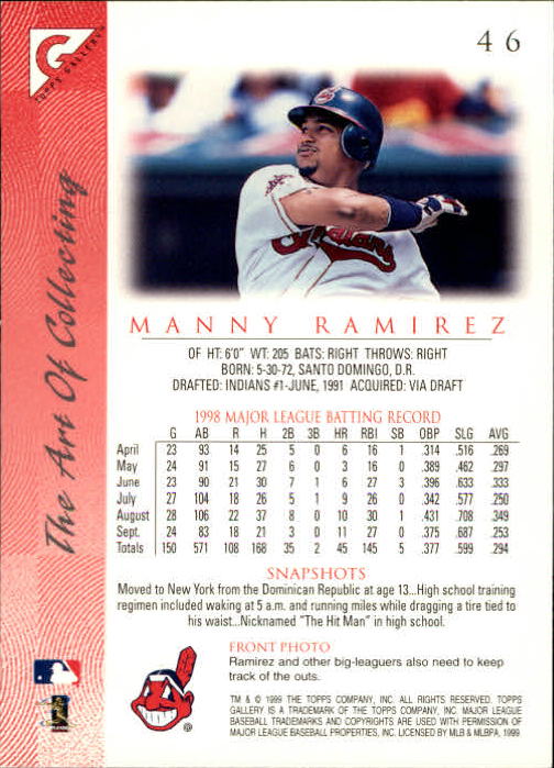 1999 Topps Gallery Baseball - Picture 93 of 323