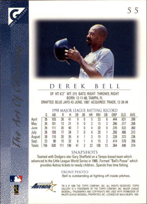 1999 Topps Gallery Baseball - Picture 111 of 323