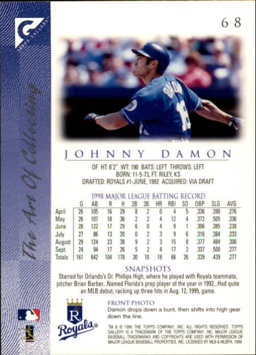 1999 Topps Gallery Baseball - Picture 137 of 323