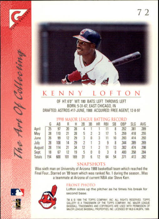1999 Topps Gallery Baseball - Picture 145 of 323