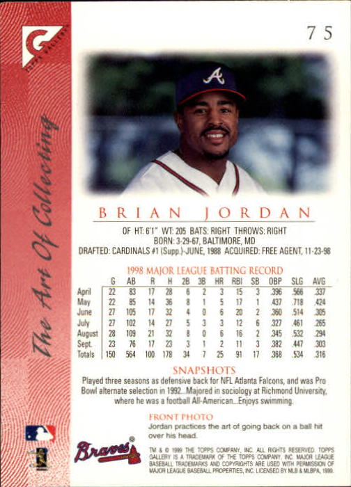 1999 Topps Gallery Baseball - Picture 151 of 323