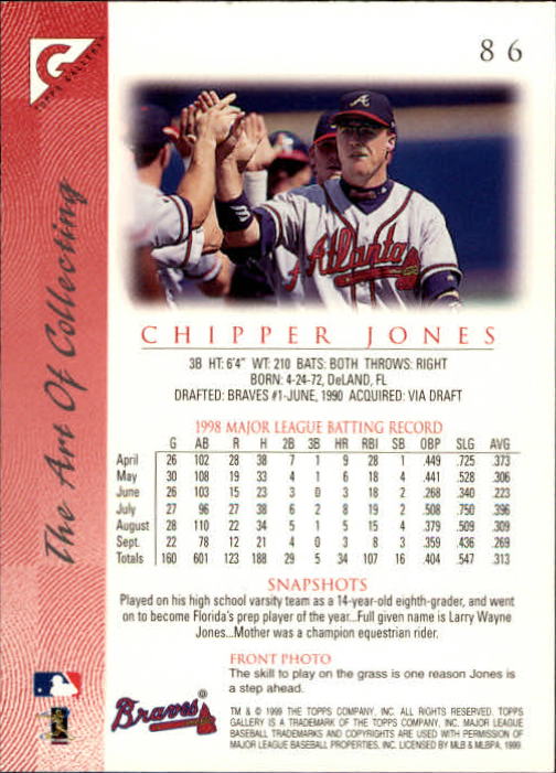 1999 Topps Gallery Baseball - Picture 173 of 323