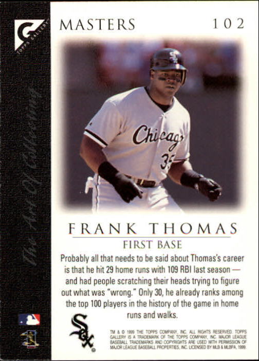 1999 Topps Gallery Baseball - Picture 205 of 323