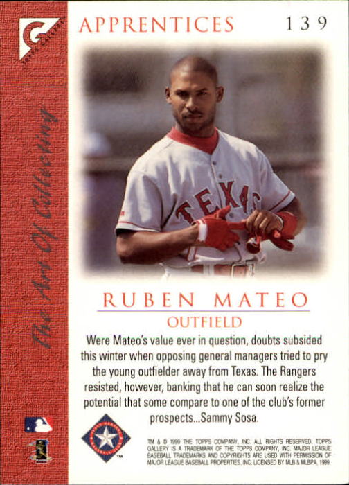 1999 Topps Gallery Baseball - Picture 273 of 323