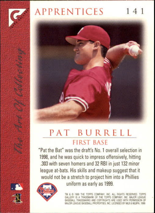 1999 Topps Gallery Baseball - Picture 277 of 323