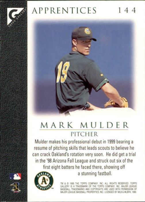 1999 Topps Gallery Baseball - Picture 283 of 323