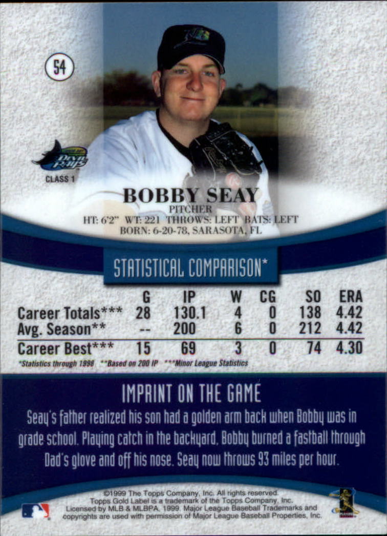 1999 Topps Gold Label Baseball - Picture 47 of 126