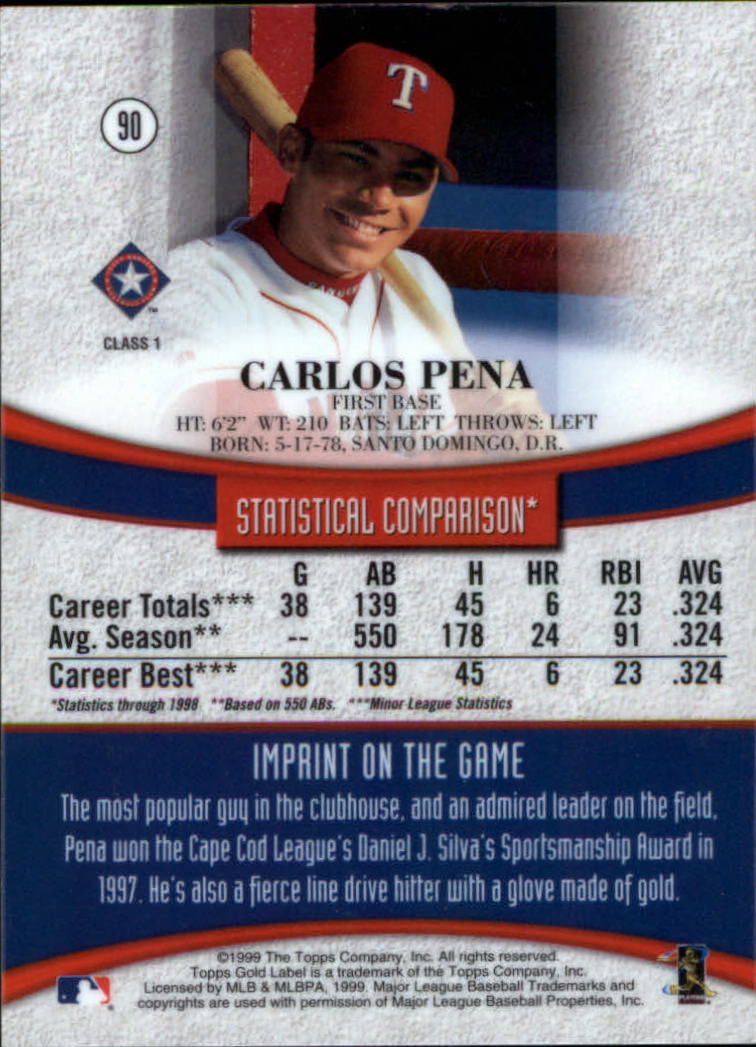 1999 Topps Gold Label Baseball - Picture 87 of 126