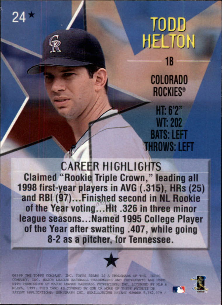 1999 Topps Stars Baseball - Picture 240 of 457