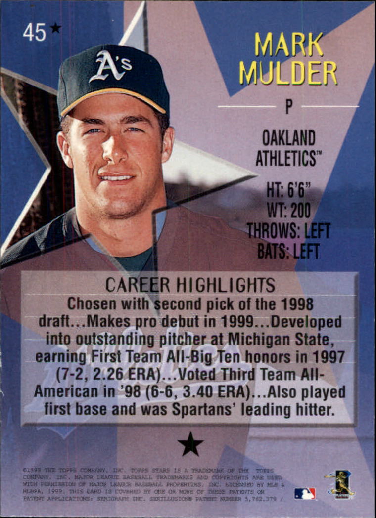 1999 Topps Stars Baseball - Picture 276 of 457