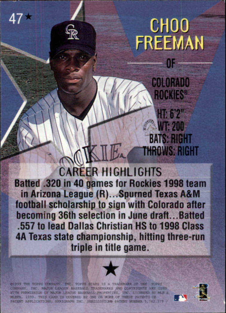 1999 Topps Stars Baseball - Picture 280 of 457