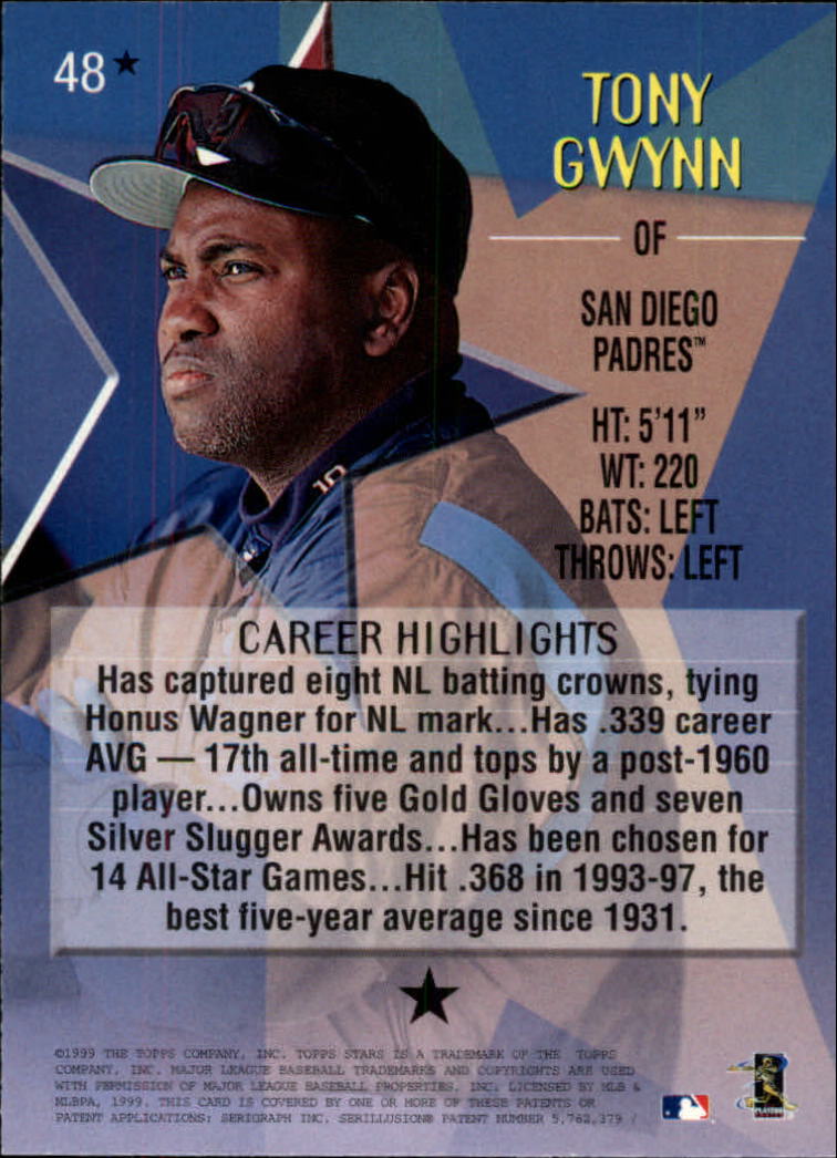 1999 Topps Stars Baseball - Picture 282 of 457