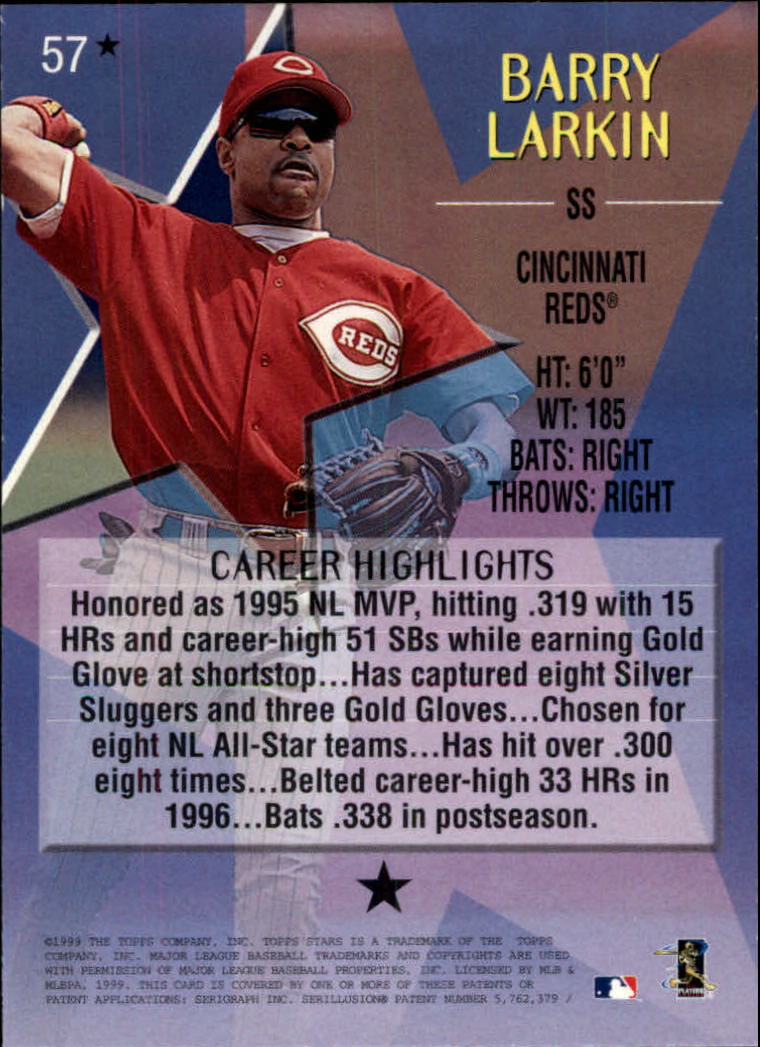 1999 Topps Stars Baseball - Picture 296 of 457