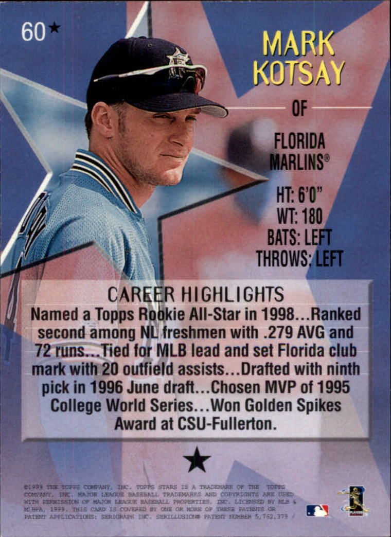 1999 Topps Stars Baseball - Picture 302 of 457