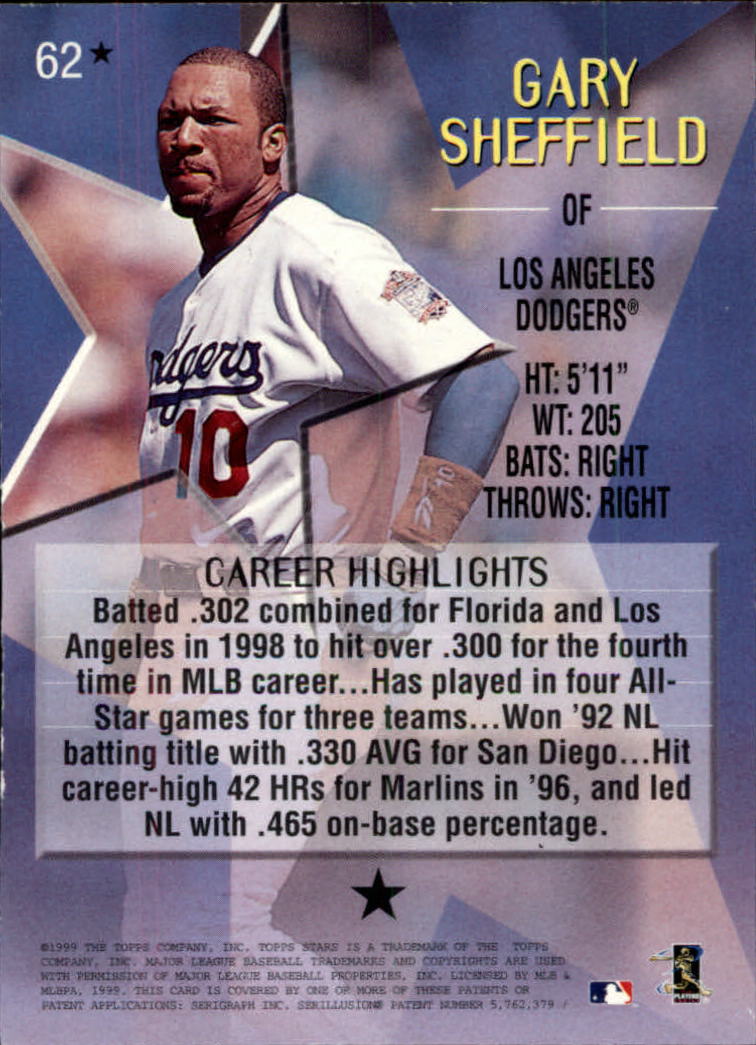 1999 Topps Stars Baseball - Picture 304 of 457