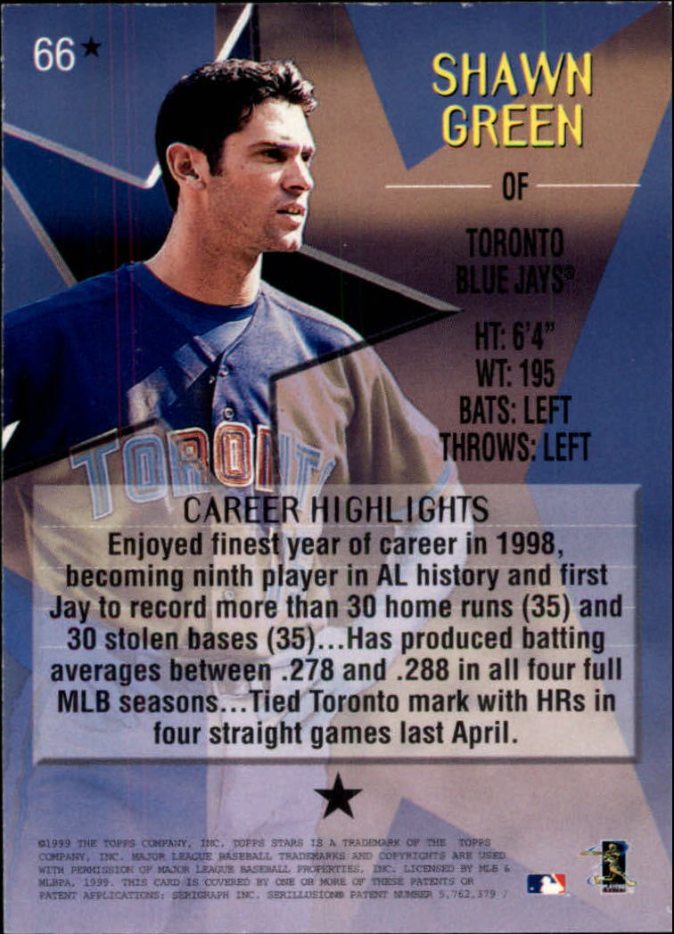 1999 Topps Stars Baseball - Picture 310 of 457