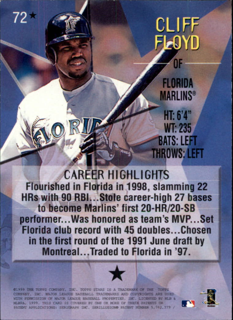 1999 Topps Stars Baseball - Picture 320 of 457