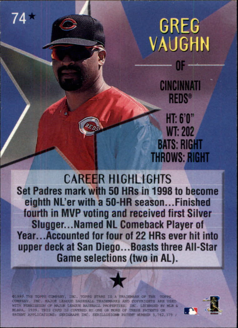 1999 Topps Stars Baseball - Picture 324 of 457