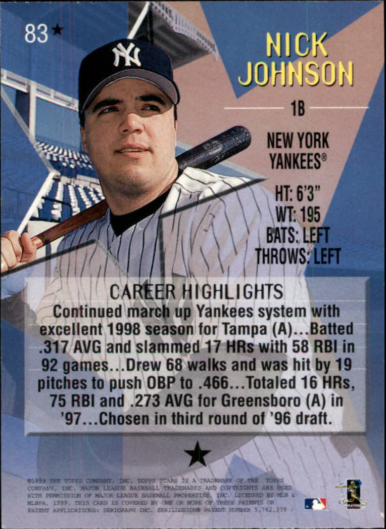 1999 Topps Stars Baseball - Picture 338 of 457