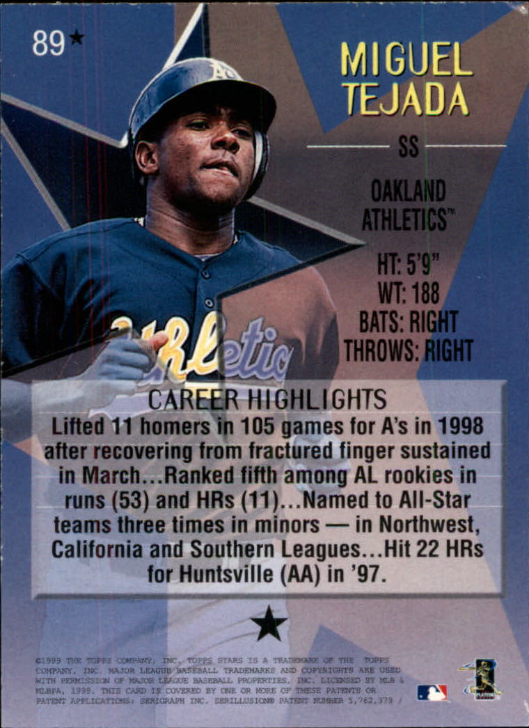 1999 Topps Stars Baseball - Picture 346 of 457