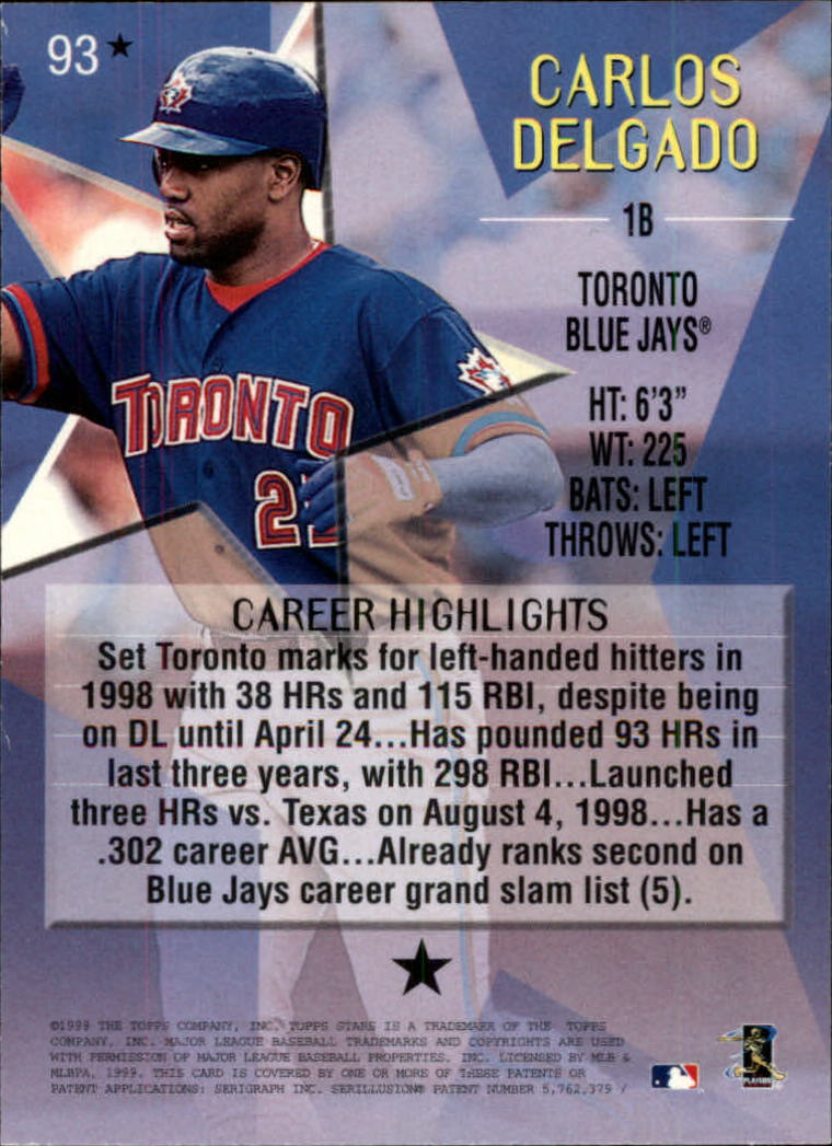 1999 Topps Stars Baseball - Picture 354 of 457