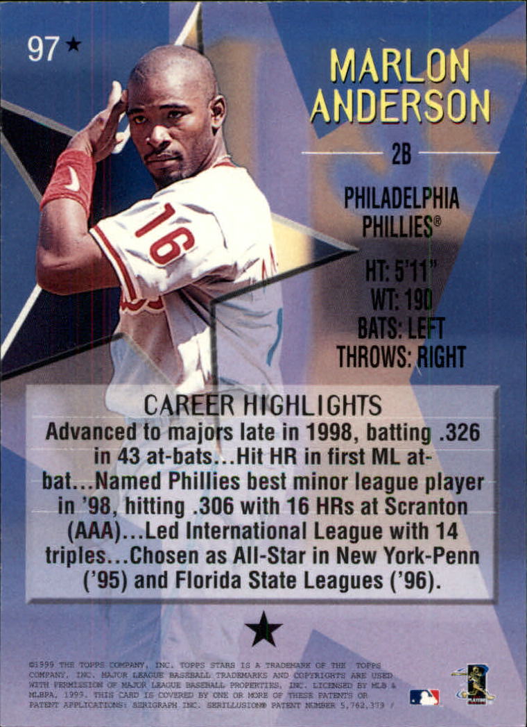 1999 Topps Stars Baseball - Picture 362 of 457