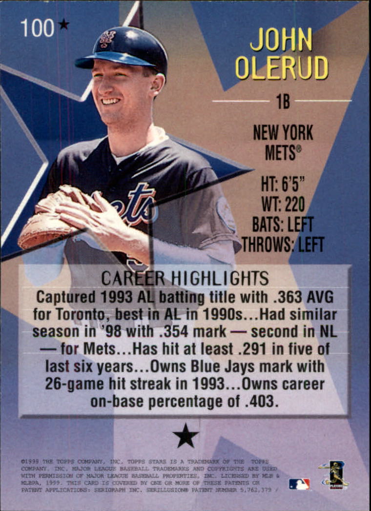 1999 Topps Stars Baseball - Picture 366 of 457