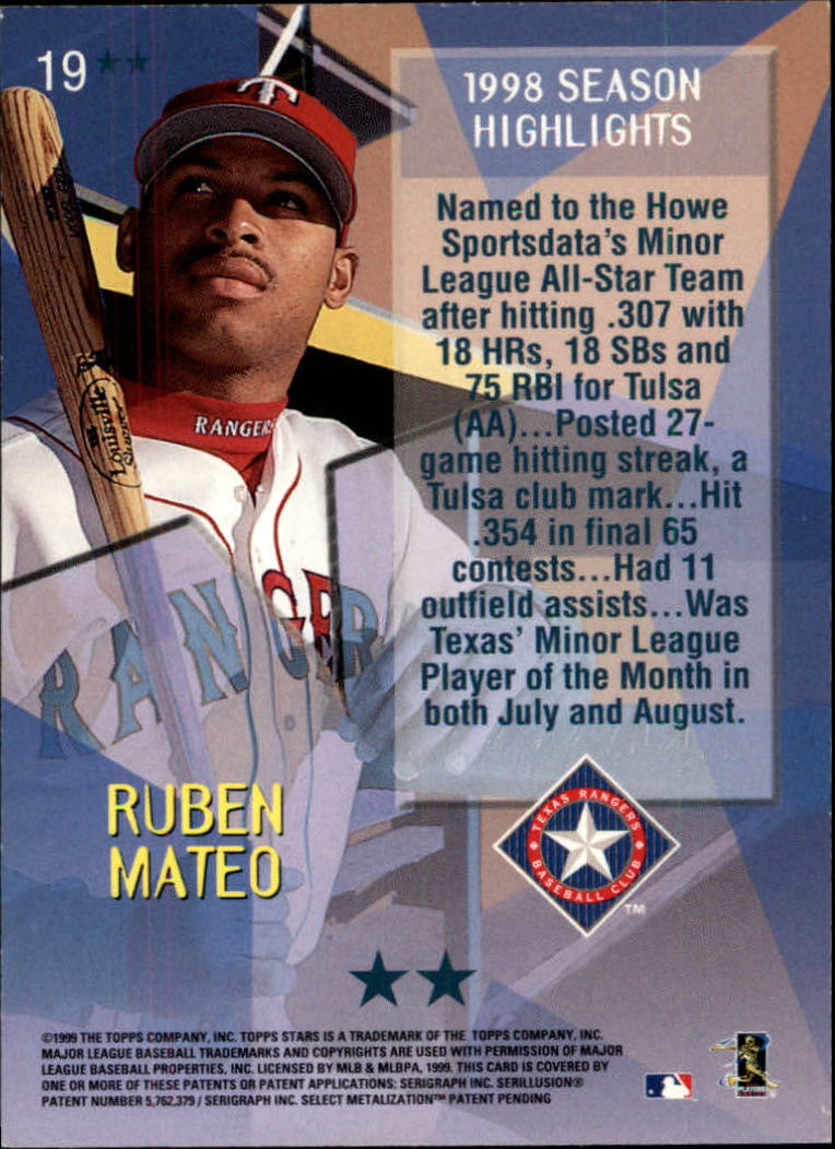 1999 Topps Stars Baseball - Picture 405 of 457
